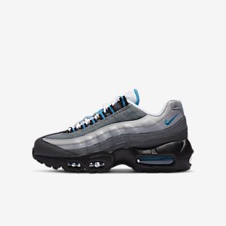 nike blue and grey ombre air max 95 trainers