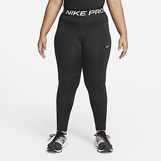 Nike Pro Legíny pro větší děti (dívky) (rozšířená velikost)