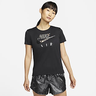 Nike Air Dri-FIT Kurzarm-Laufoberteil für Damen