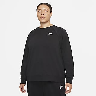 Nike Sportswear Essential Kerek nyakkivágású női pulóver (plus size méret)