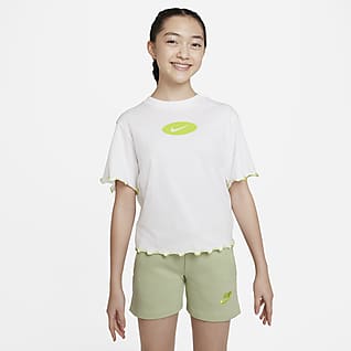 Nike Dri-FIT Icon Clash Trænings-T-shirt til større børn (piger)