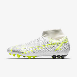 white nike soccer boots