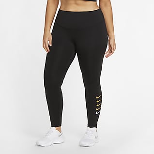 nike leggings with gold swoosh