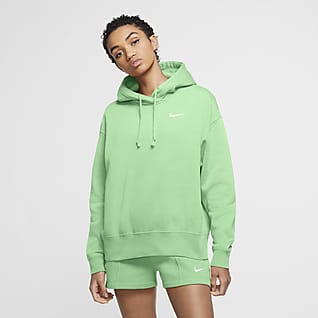 nike green hoodie womens