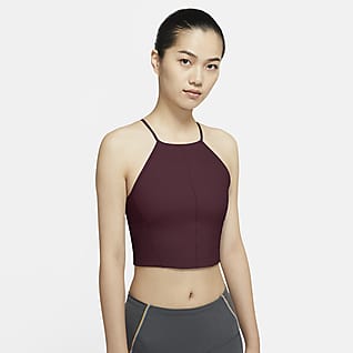 nike women's yoga tops
