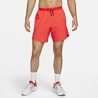Nike Dri-FIT Stride Calções de running forrados com slips de 18 cm para homem