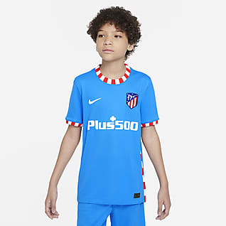 Atlético Madrid 2021/22 Stadium Derde Nike voetbalshirt met Dri-FIT voor kids