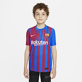 F.C. Barcelona 2021/22 Match Home Older Kids' Nike Dri-FIT ADV Football Shirt