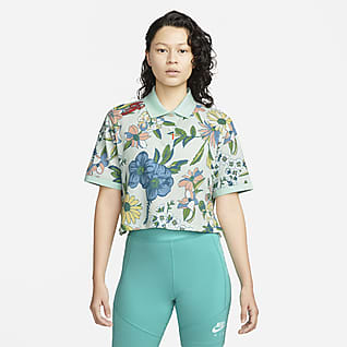 The Nike Polo Polo met print voor dames