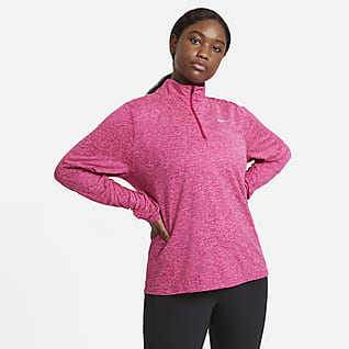 nike long sleeve half zip running top
