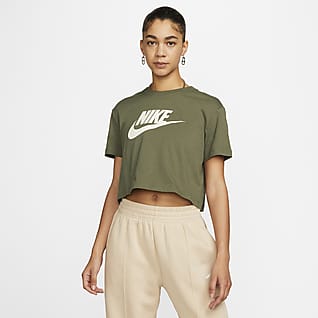 Nike Sportswear Essential Playera cropped con logotipo para mujer