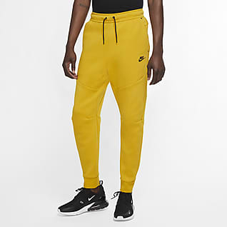 nike yellow track pants