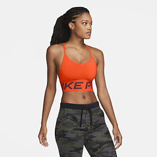 reggiseno nike arancione