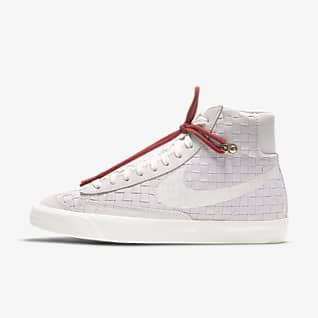 nike blazer mid leather women's shoe
