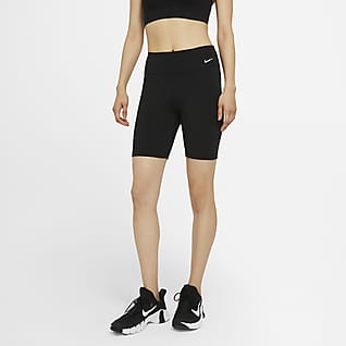 Nike One กางเกงปั่นจักรยานขาสั้นเอวปานกลาง 7 นิ้วผู้หญิง