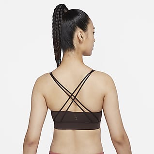 Nike Swoosh Luxe 女子中强度支撑衬垫运动内衣