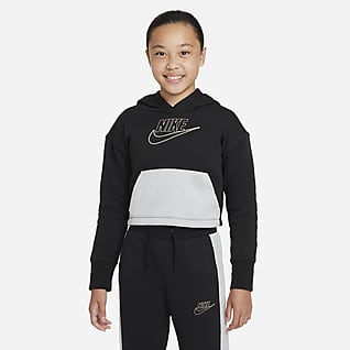 Nike Sportswear Club Fleece Icon Clash Older Kids' (Girls') Hoodie