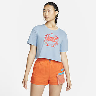 Nike Sportswear Women's Cropped Printed T-Shirt