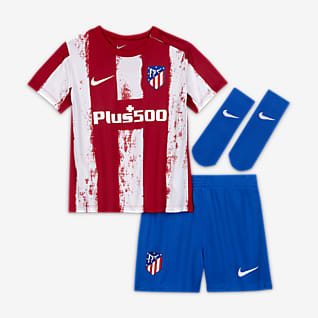 Atlético Madrid 2021/22 (hjemmedrakt) Fotballdraktsett til sped-/småbarn