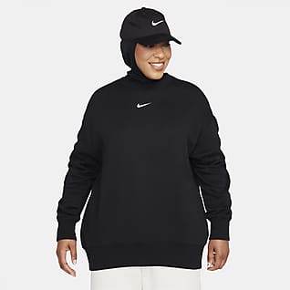 Nike Sportswear Phoenix Fleece Damska bluza dresowa z półokrągłym dekoltem o kroju oversize