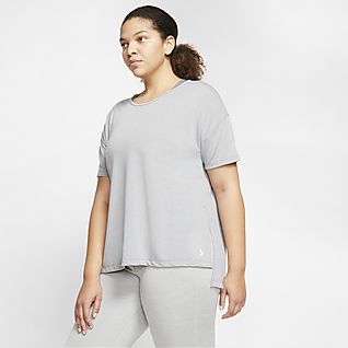 nike grey gym top