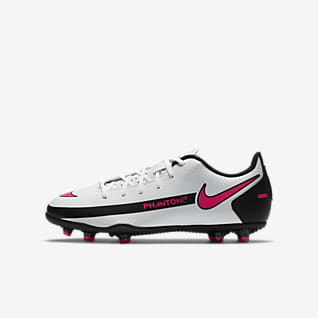 pink football boots junior