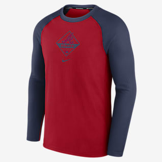Nike Dri-FIT Top Game (MLB Atlanta Braves) Men's Long-Sleeve T-Shirt