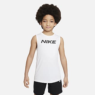 Nike Pro Kolsuz Genç Çocuk (Erkek) Üstü