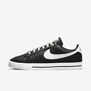 Womens black on black nike shoes clearance