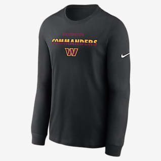 Nike Script (NFL Washington Commanders) Men's Long-Sleeve T-Shirt
