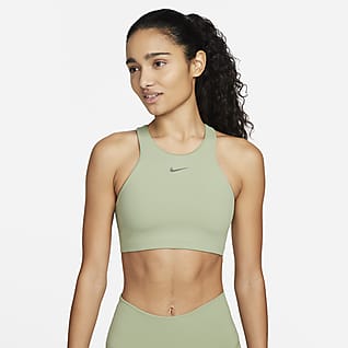 Nike Yoga Dri-FIT Alate Curve Bra deportivo de media sujeción con cuello alto para mujer