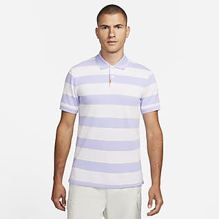 Das Nike Polo Gestreiftes Poloshirt mit schmaler Passform für Herren