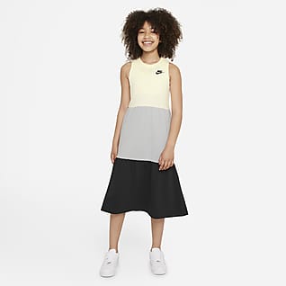 Nike Sportswear Fransız Havlu Kumaşı Genç Çocuk (Kız) Elbisesi