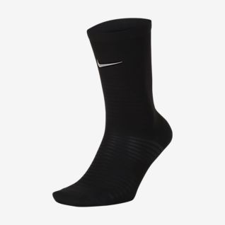 black nike running socks