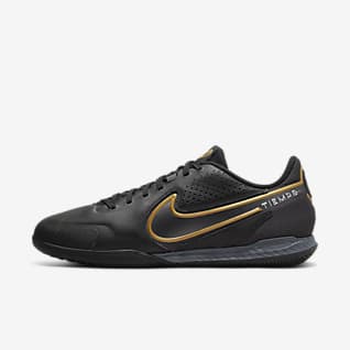 Zapatillas de Fútbol Sala Nike React Gato Negro Naranja