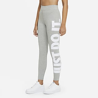 Nike Sportswear Essential Leggings med høj talje og grafik til kvinder