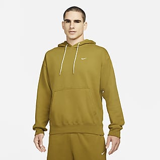 Nike Solo Swoosh Fleecehættetrøje til mænd