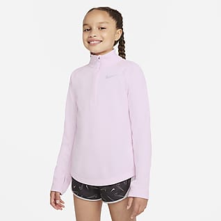 Nike Dri-FIT Koszulka z długim rękawem do biegania dla dużych dzieci (dziewcząt)