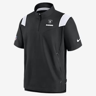 Nike Sideline Coach Lockup (NFL Las Vegas Raiders) Men's Short-Sleeve Jacket