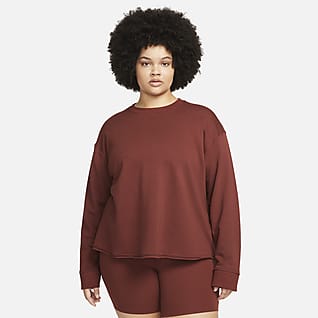 Nike Yoga Luxe Camiseta de tejido Fleece para mujer (talla grande)