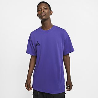 blue and purple nike shirt