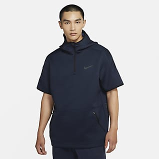Nike Pro Men's Short-Sleeve 1/4-Zip Hoodie
