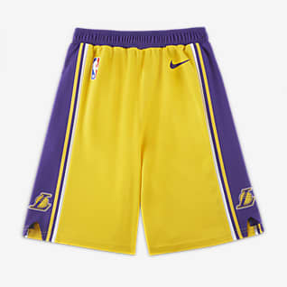 洛杉矶湖人队 Icon Edition Nike NBA Replica 幼童短裤