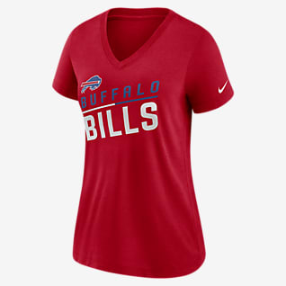 Nike Slant Team (NFL Buffalo Bills) Women's Mid V-Neck T-Shirt