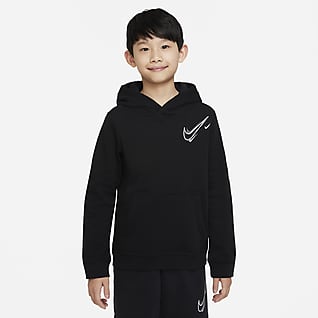 Nike Sportswear Flísová mikina s kapucí pro větší děti (chlapce)