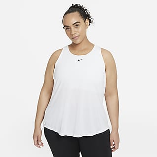 Nike Dri-FIT One Damska koszulka bez rękawów o standardowym kroju (duże rozmiary)