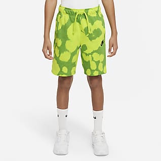 Nike Sportswear Шорты из ткани френч терри с принтом для мальчиков школьного возраста