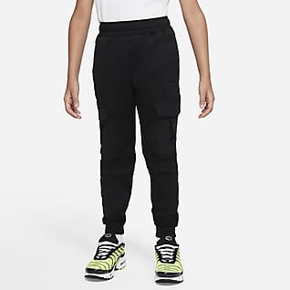 Nike Sportswear Air Max Flísové běžecké kalhoty pro větší děti (chlapce)