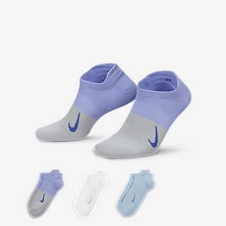 Nike Everyday Plus Lightweight Chaussettes de training invisibles pour Femme (3 paires)