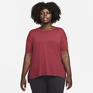 Nike Yoga Women's Short-Sleeve Top (Plus Size)